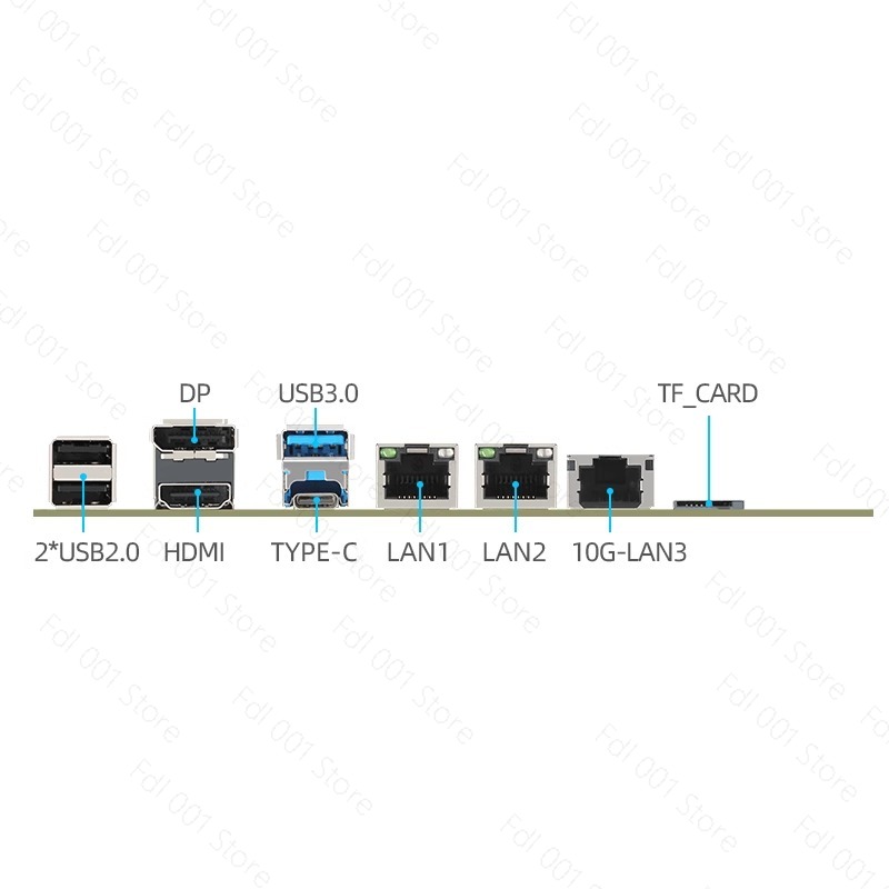 Mini Itx Dual 2.5G Nas Motherboard - Płyta główna N100 Dual 2.5G 10G