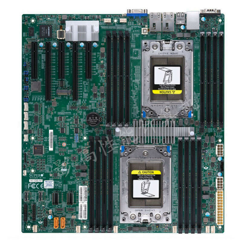 Dual Socket Sp3 Epyc Motherboard - Płyta główna Supermic H11DSi-NT Socket SP3