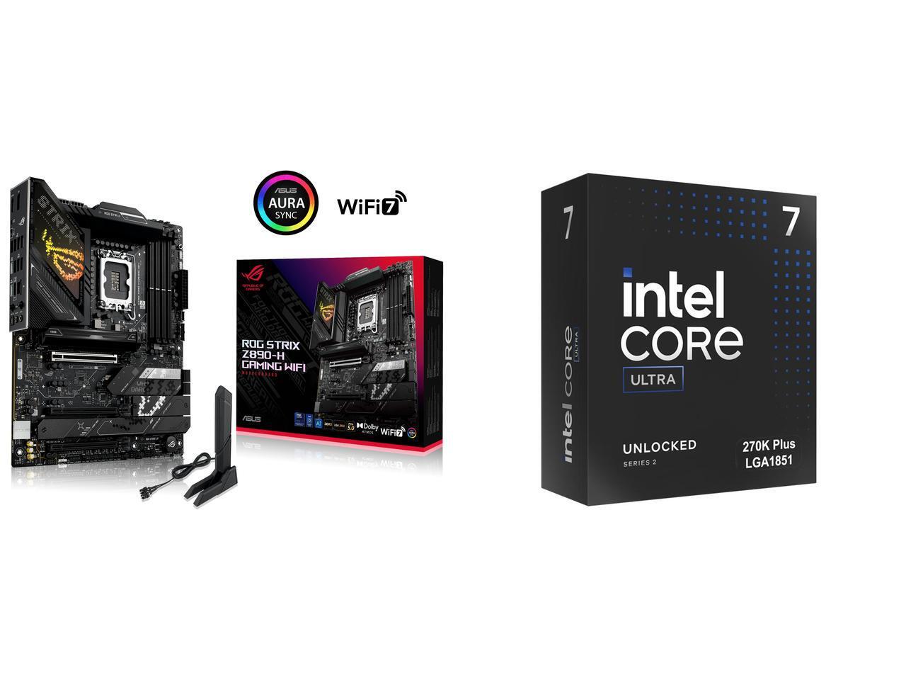 Z890 Wi-Fi 7 Motherboard - Zestaw płyty głównej i procesora -