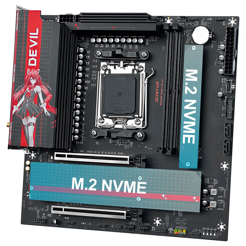 Płyta główna JGINYUE B650M NIG – X870E Atx Motherboard recenzja i cena