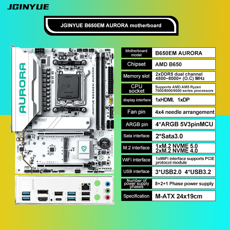 Płyty główne Gaming B650 MATX  – Am5 Micro Atx Pcie 5.0 Motherboard recenzja i cena