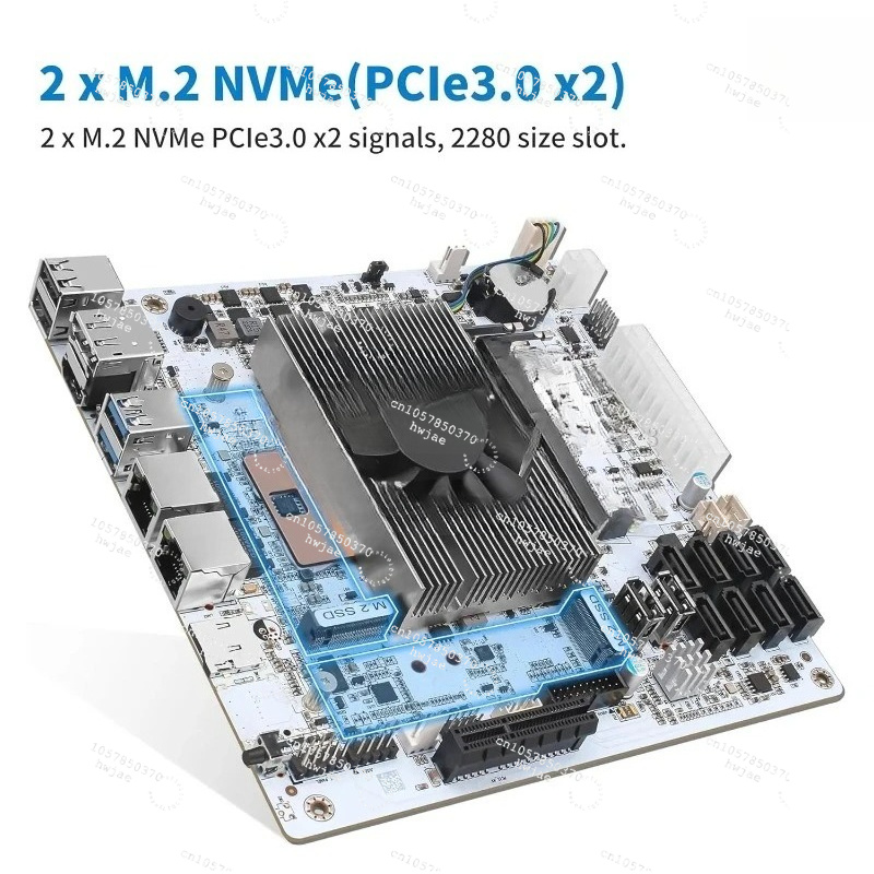 Płyta główna Mini ITX White M1 – Mini Itx Dual 2.5G Nas Motherboard recenzja i cena